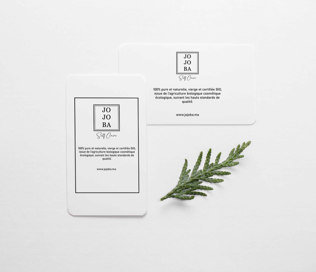 jojoba self care card